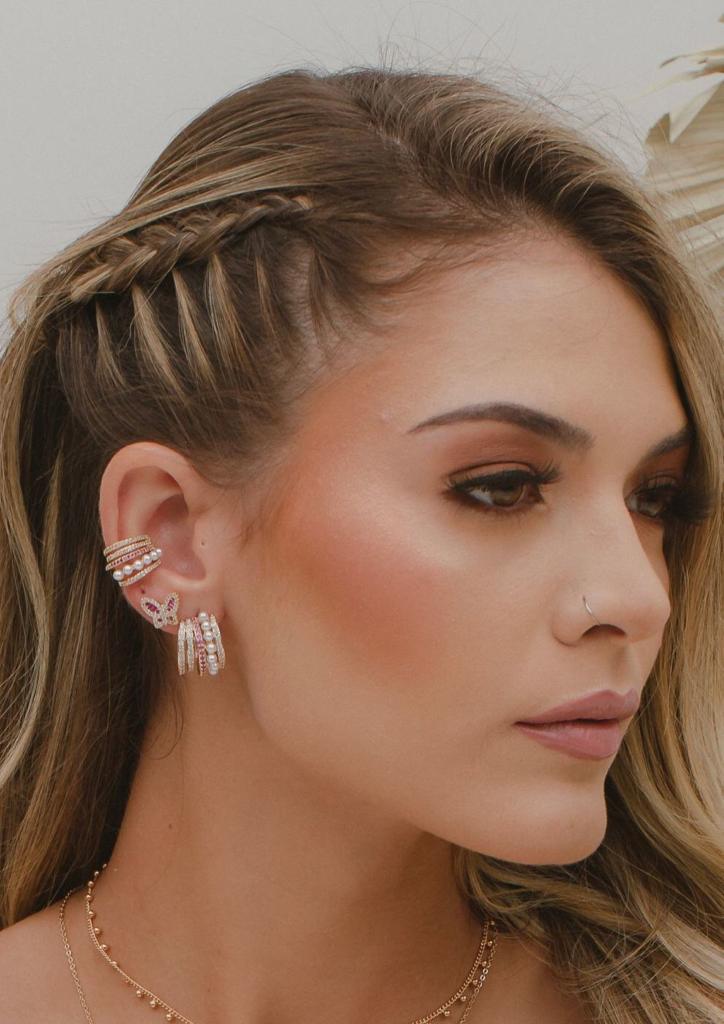 Piercing Fake Zircônias Rubi