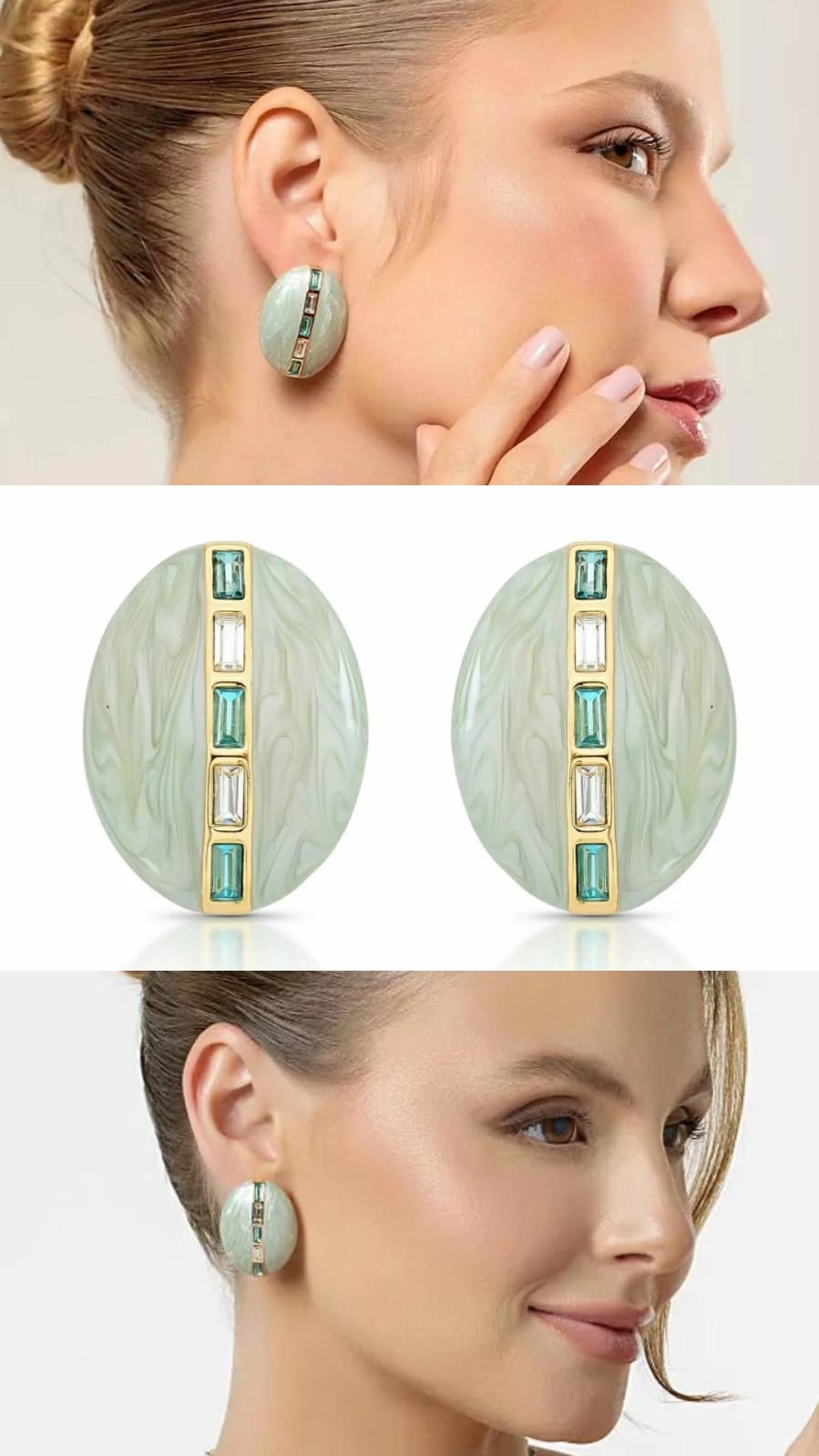 Brinco Esmaltado Verde