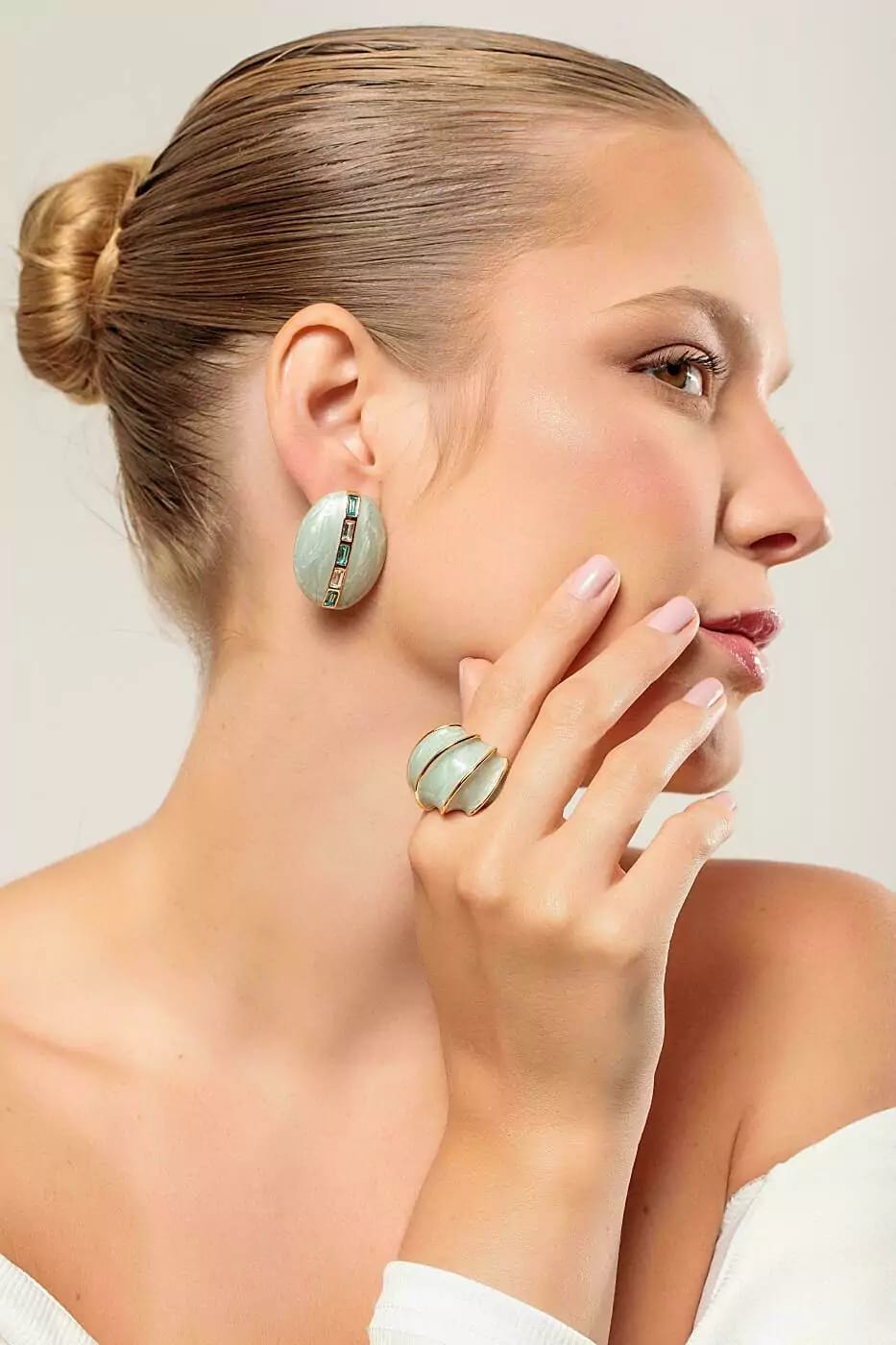 Brinco Esmaltado Verde