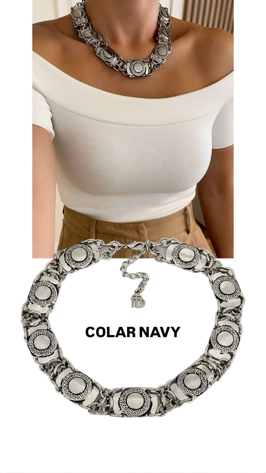 Colar Navy - By Mariana Dias