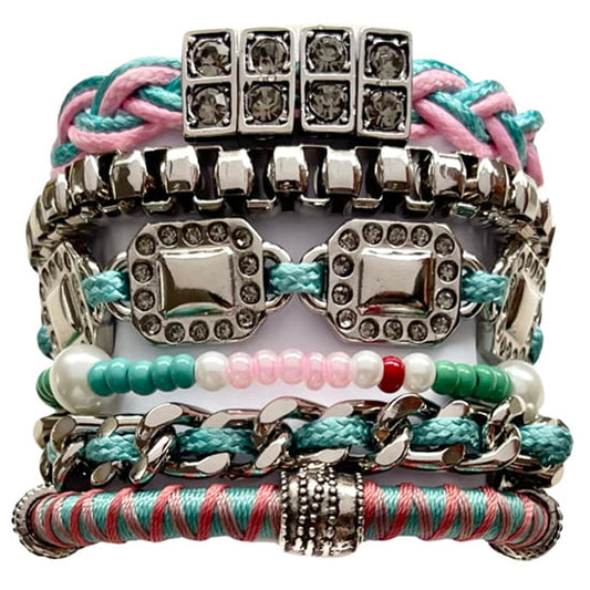 Maxi Pulseira Mazir Turquesa - by Mariana Dias
